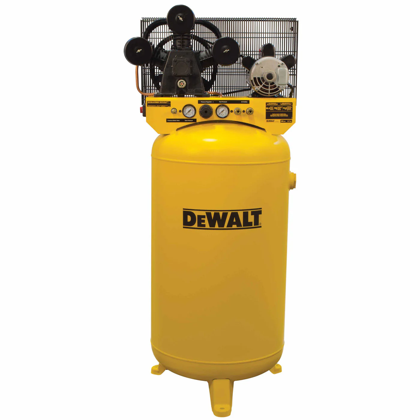 Dewalt DXCMLA4708065 80 Gallon Single Stage Stationary Air Compressor - Moutools