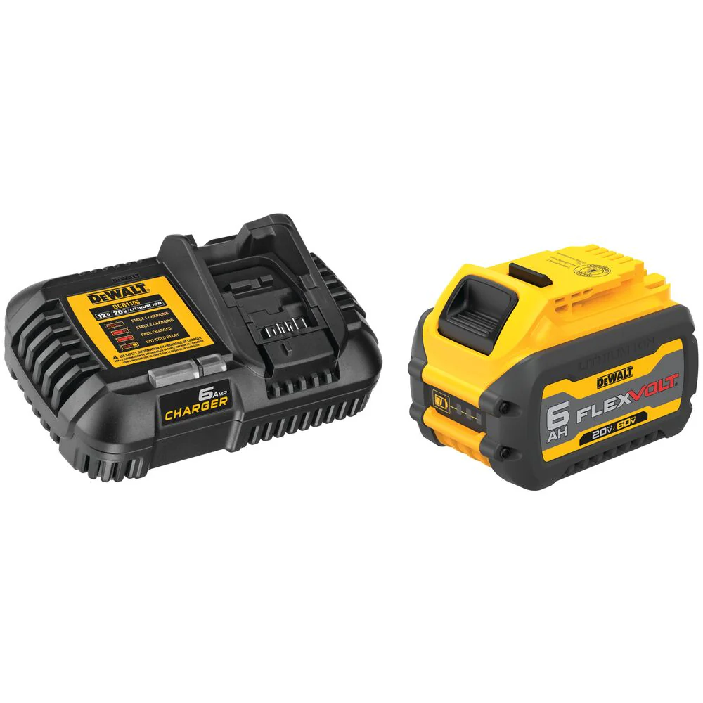 DeWalt DCB606C FLEXVOLT 20V/60V MAX Lithium-Ion Battery and Charger Starter Kit (6 Ah) - Moutools