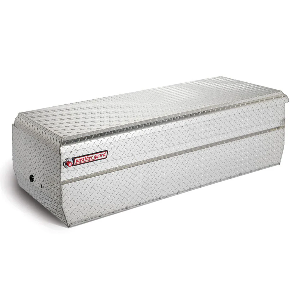 WeatherGuard 684-0-01 Clear Aluminum Full Extra-Wide All-Purpose Chest, 18.6 Cu Ft - Moutools