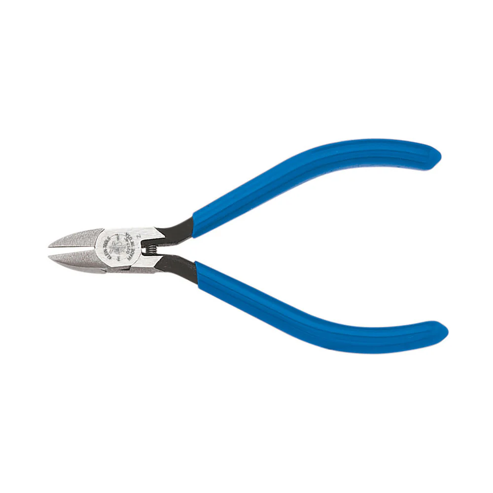 Klein Tools D257-4 Electronics Pliers, Tapered Nose, Narrow Jaw - Moutools