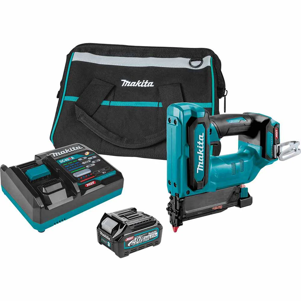 Makita GTP01D1 40V max XGT Brushless Cordless Pin Nailer Kit, 23 Ga. (2.5Ah) - Moutools