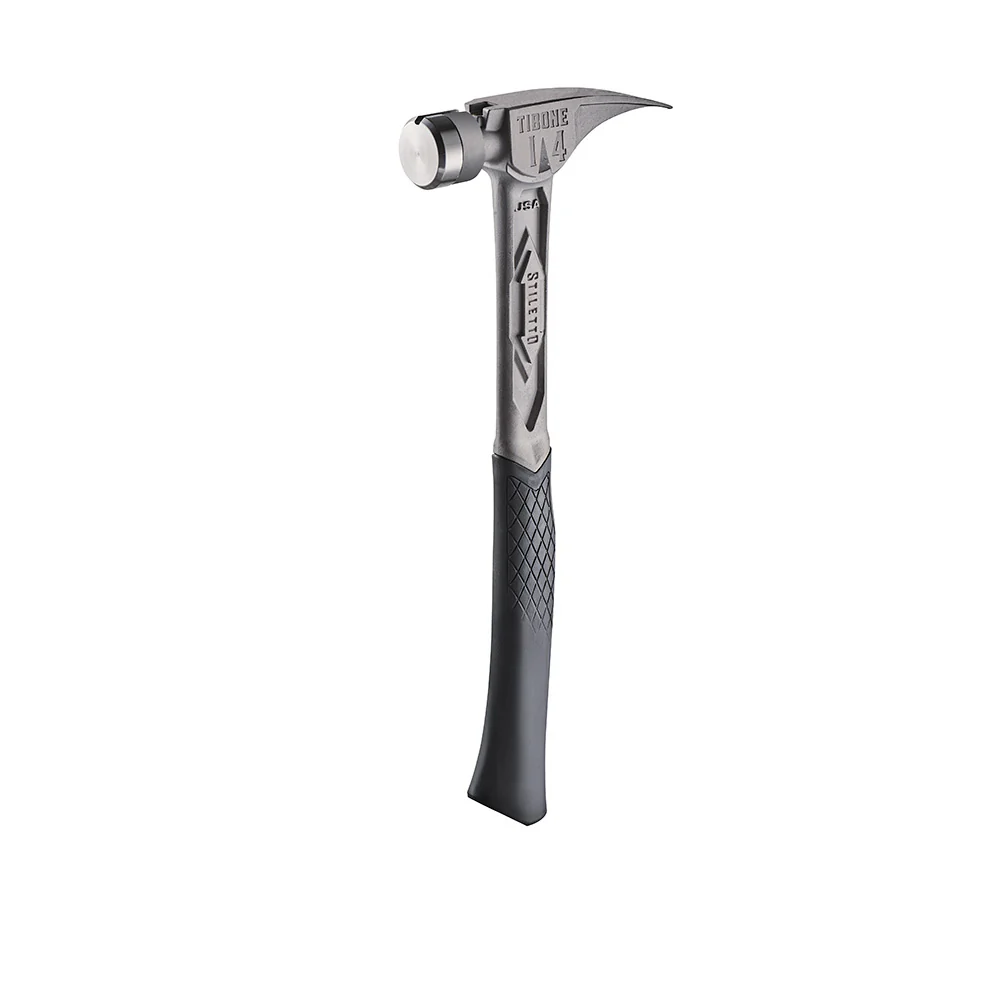 Stiletto TIB14RSC TIBONE 14oz Smooth/Curved Titanium Framing Hammer - Moutools