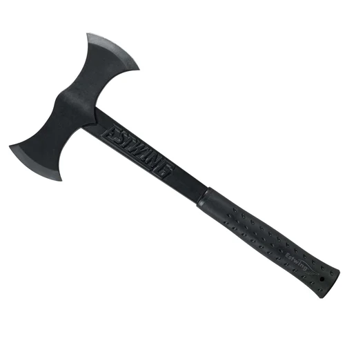 EstWing EBDBA 38 oz Black Eagle Double Bit Axe with Nylon Grip and Sheath - Moutools
