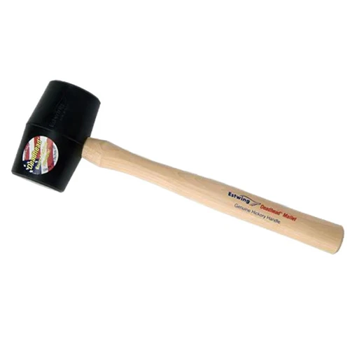 EstWing DH-12 12 oz Dead head rubber mallet hickory handle - Moutools