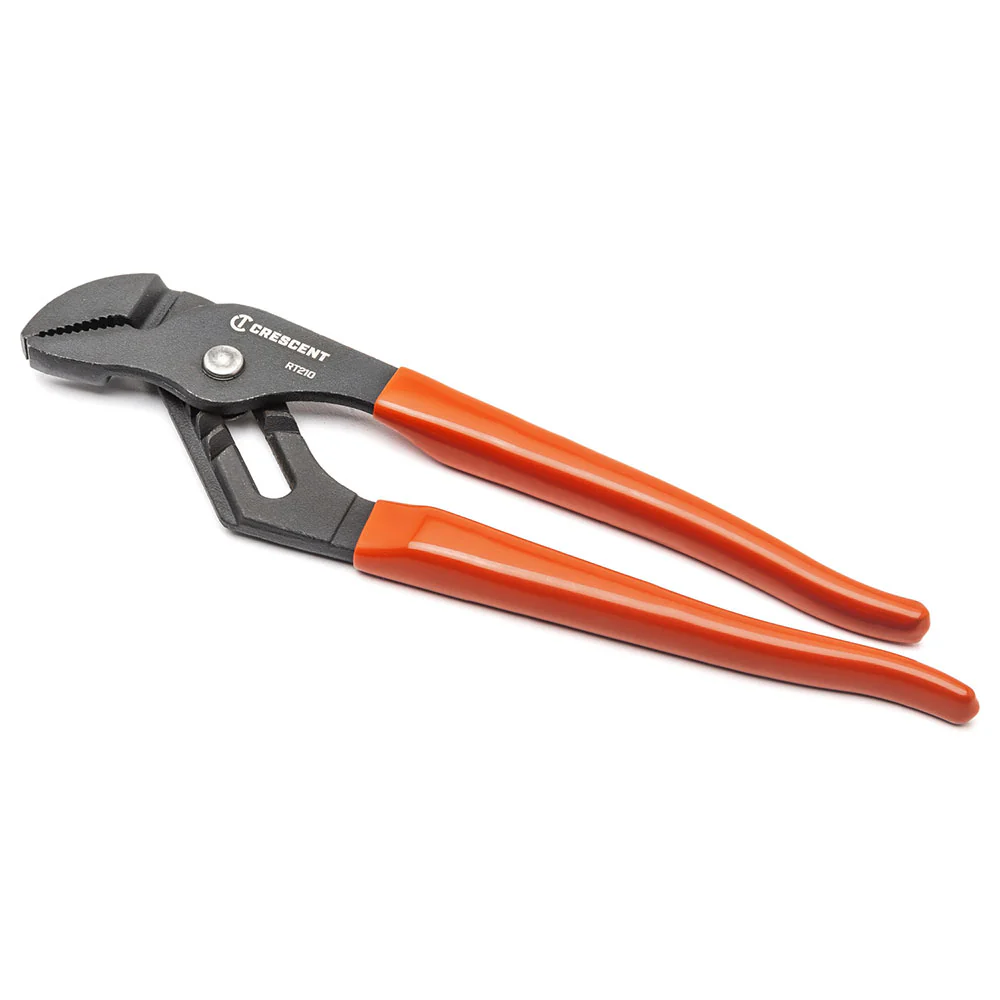 Crescent RT210CVN 10 Tongue & Groove Plier, Straight Jaw, Black Oxide - Moutools