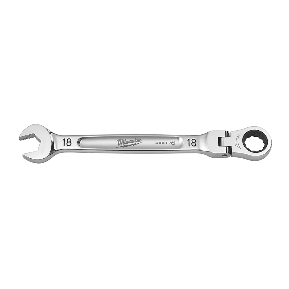 Milwaukee 45-96-9618 18mm Flex Head Combination Wrench - Moutools