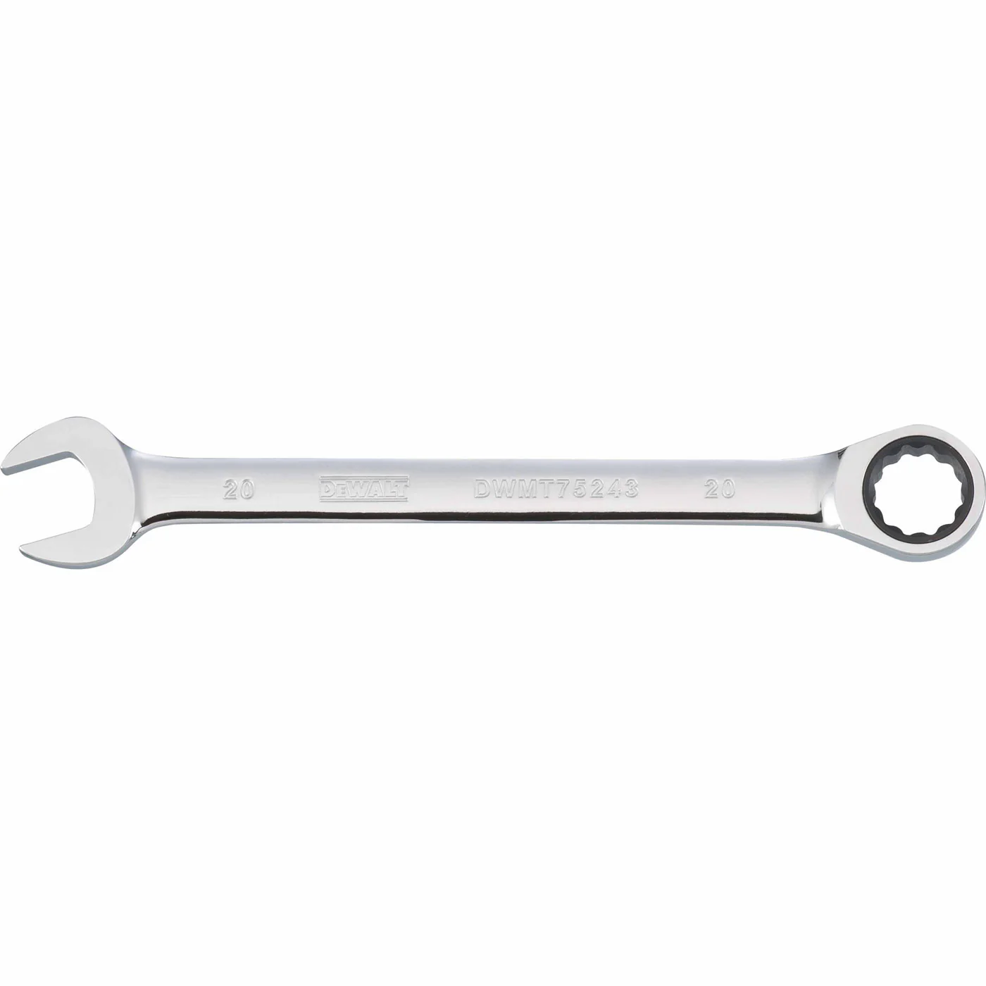 Dewalt DWMT75243OSP Mechanics Ratcheting Combination Wrench 20 MM - Moutools