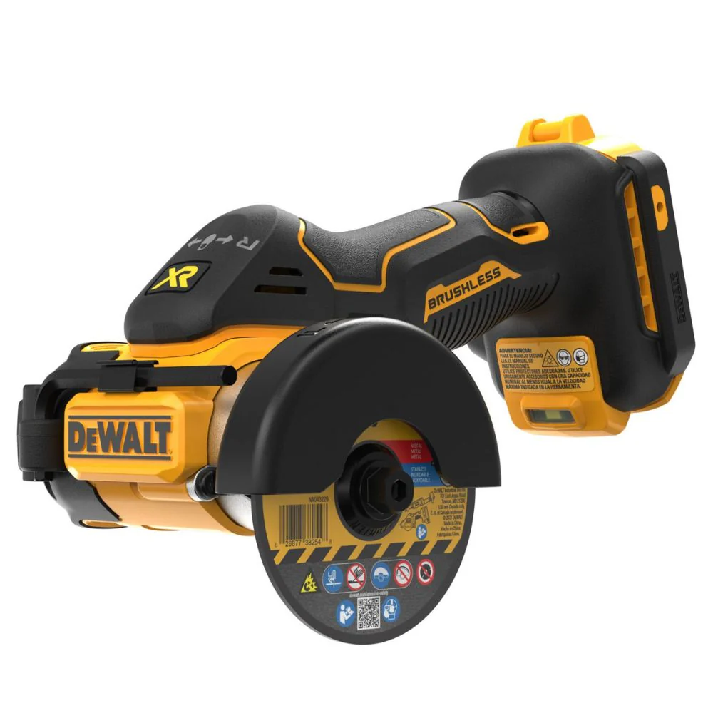 DEWALT DCS438E1 20V MAX XR® Brushless Cordless 3-in Cut-Off Tool Kit With DEWALT POWERSTACK™ Compact Battery - Moutools