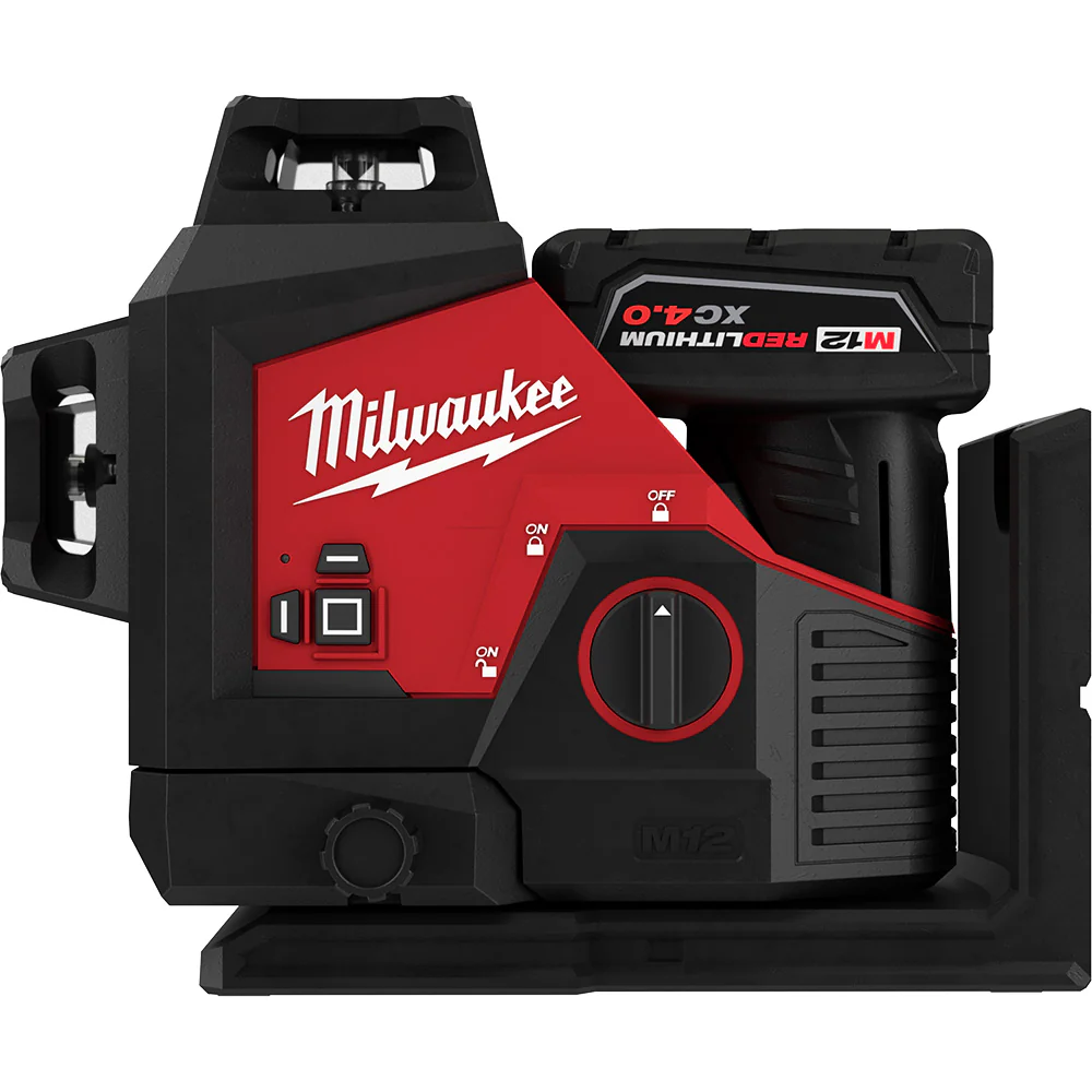 Milwaukee 3632-21 M12™ Green 360° 3-Plane Laser Kit - Moutools