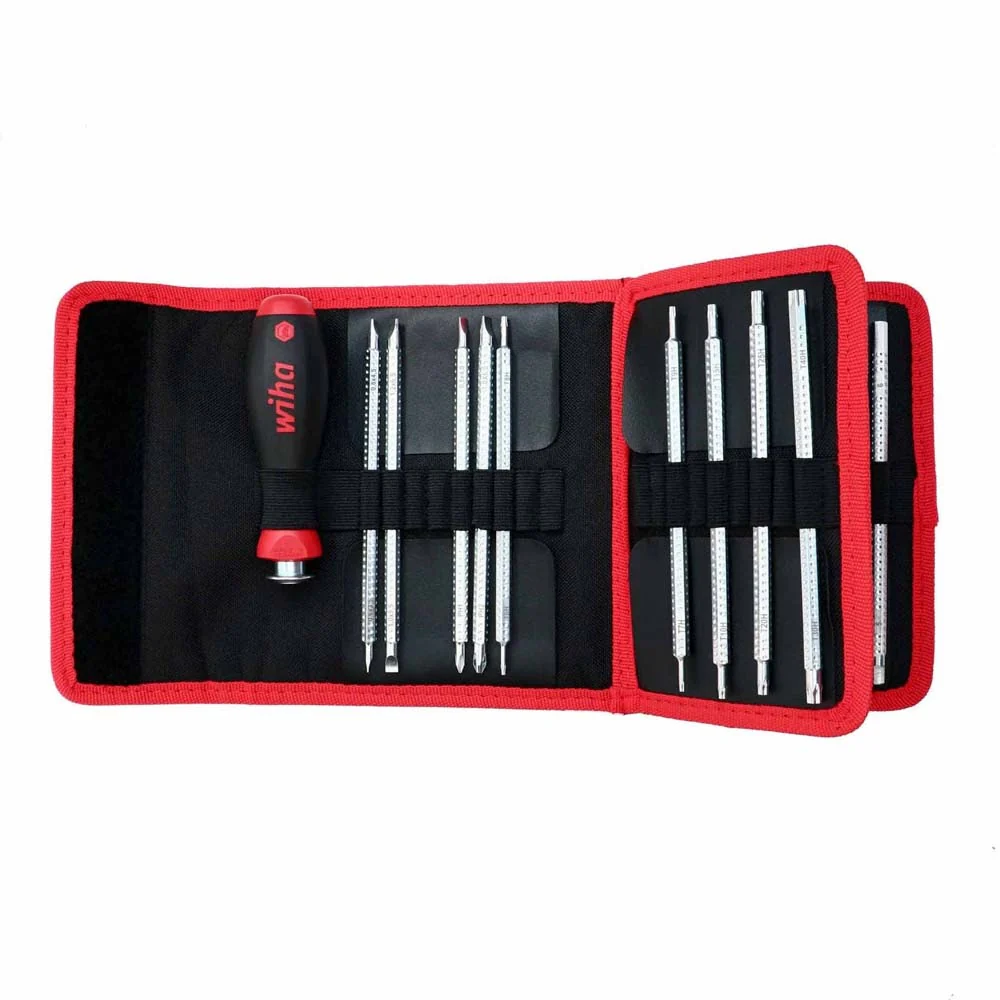 Wiha 28189 15 Piece Drive-Loc VI Combination Blade Set - Moutools