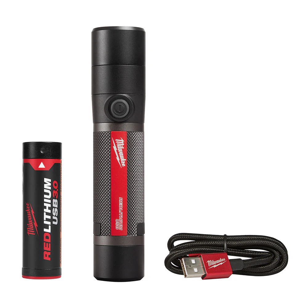 Milwaukee 2160-21 USB RECHARGEABLE 800L COMPACT FLASHLIGHT - Moutools