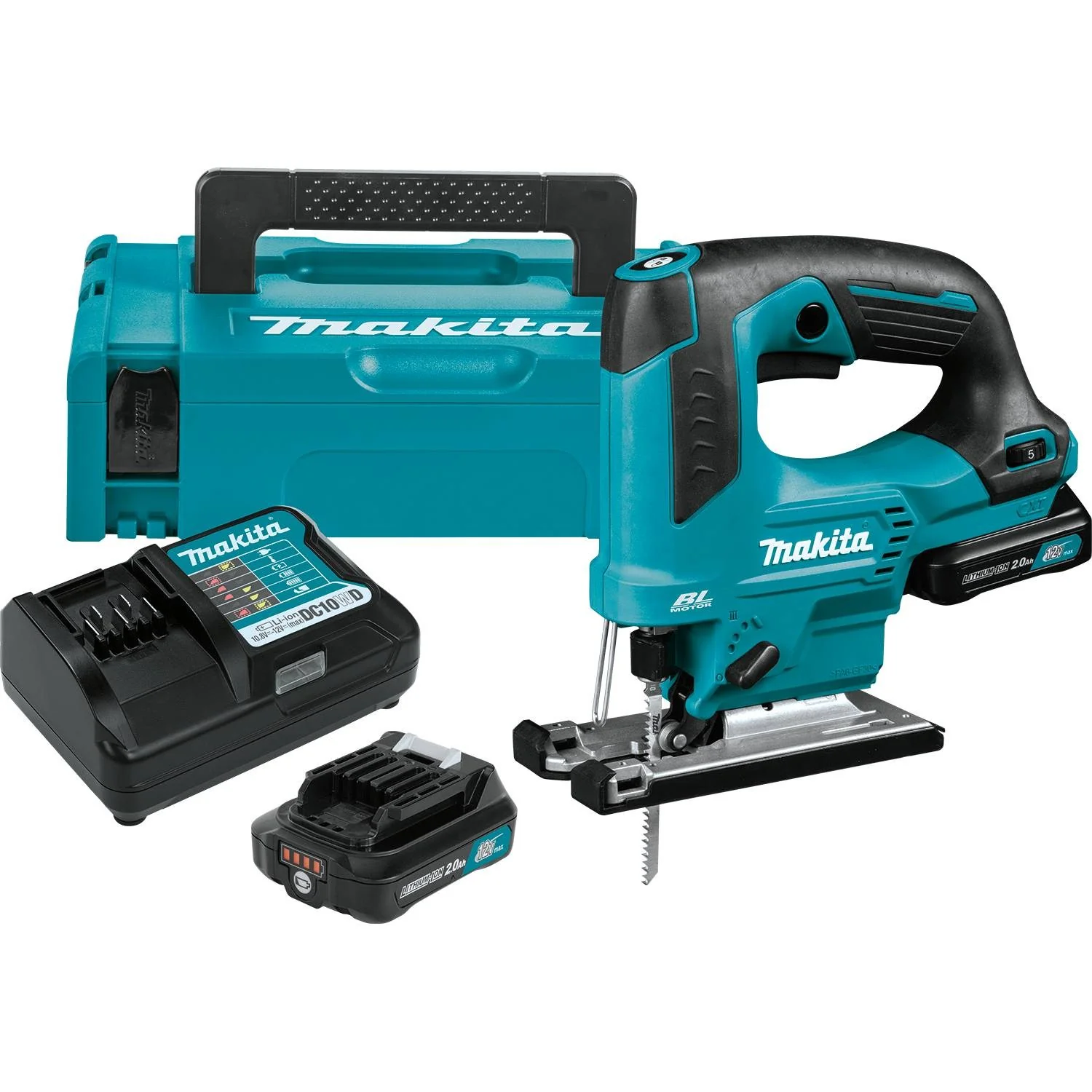 Makita VJ06R1J 12V Max CXT Li-Ion Brushless Top Handle Jig Saw Kit - Moutools