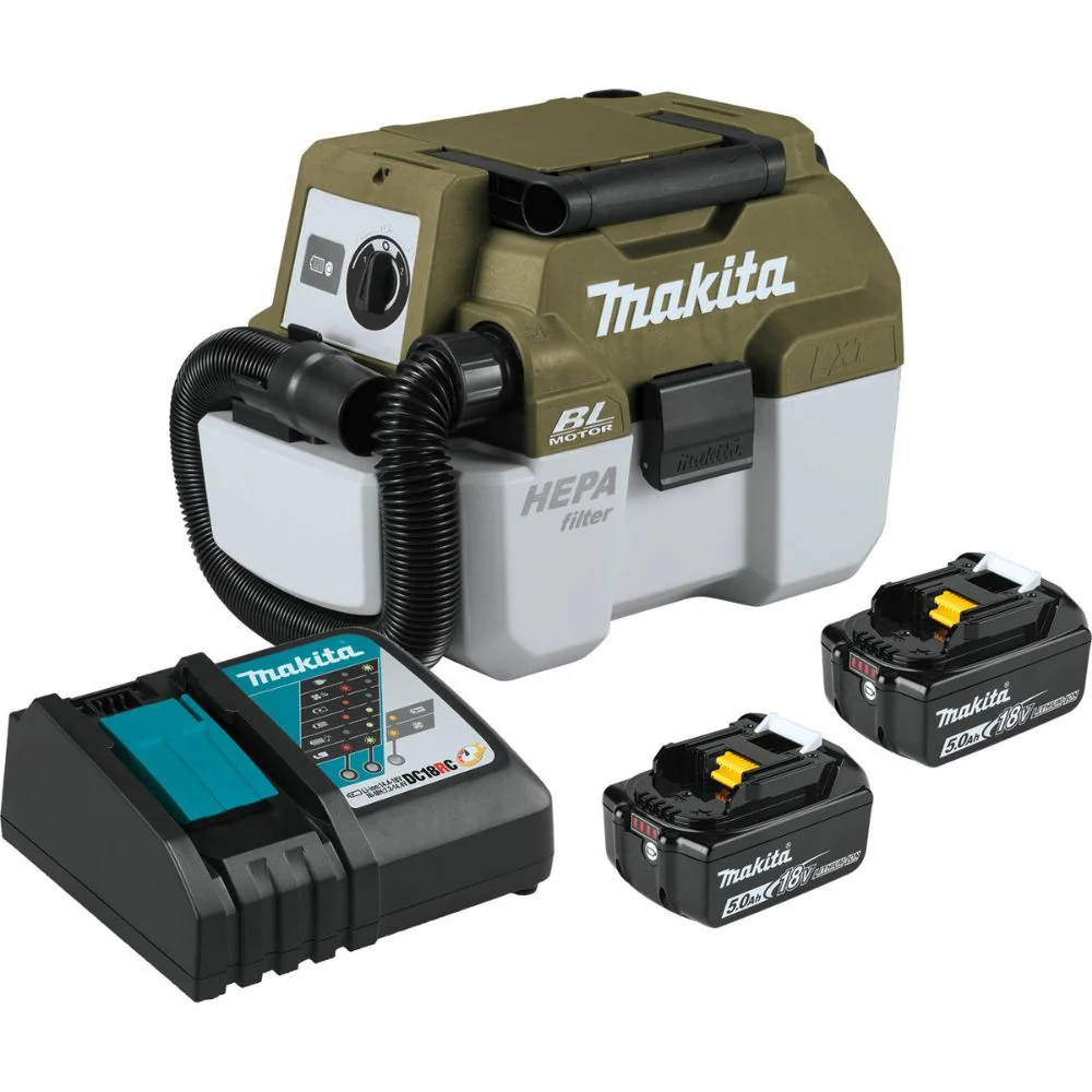 Makita ADCV11T Outdoor Adventure 18V LXT Brushless Wet/Dry Vacuum Kit (5.0Ah) - Moutools