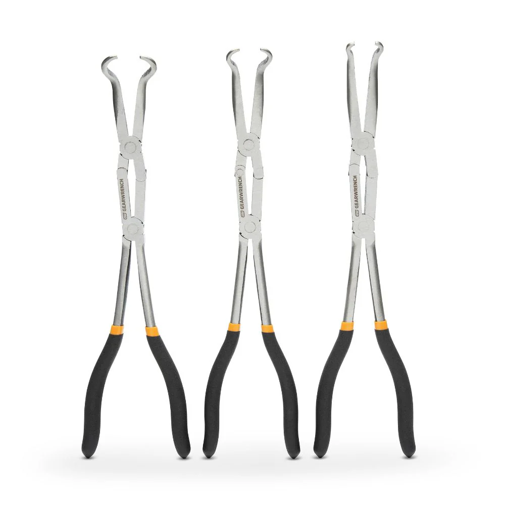 GearWrench 82107-06 3 Pc. Double-X Hose Grip Plier Set - Moutools