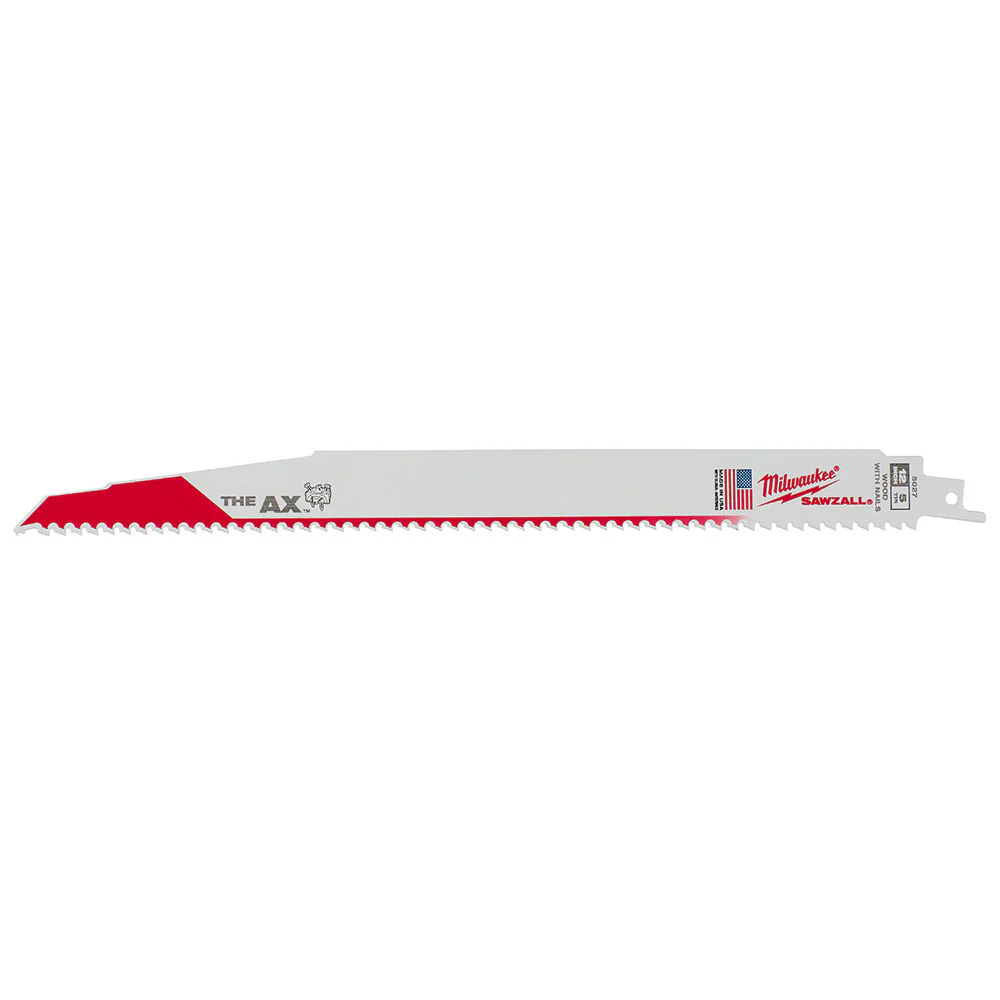 Milwaukee 48-01-2007 12 in. 5 TPI The Ax™ Sawzall Blade - Moutools