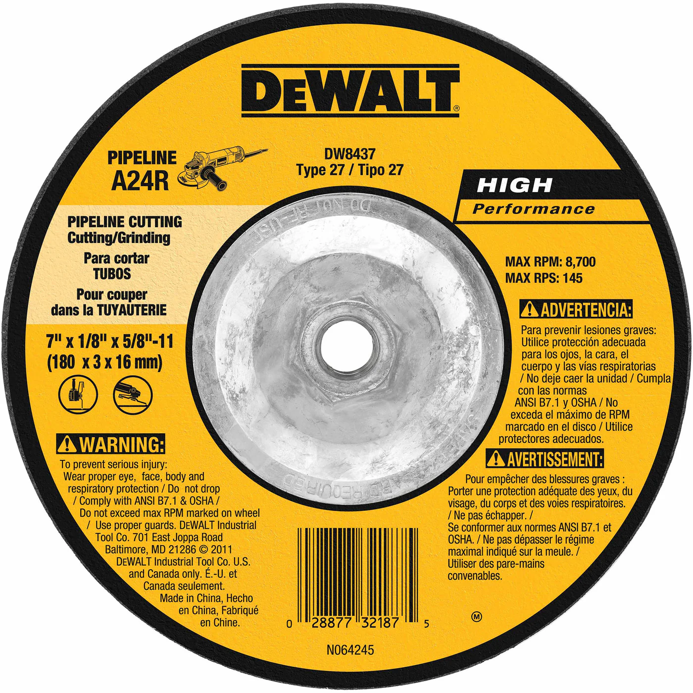 DeWalt DW8437 7