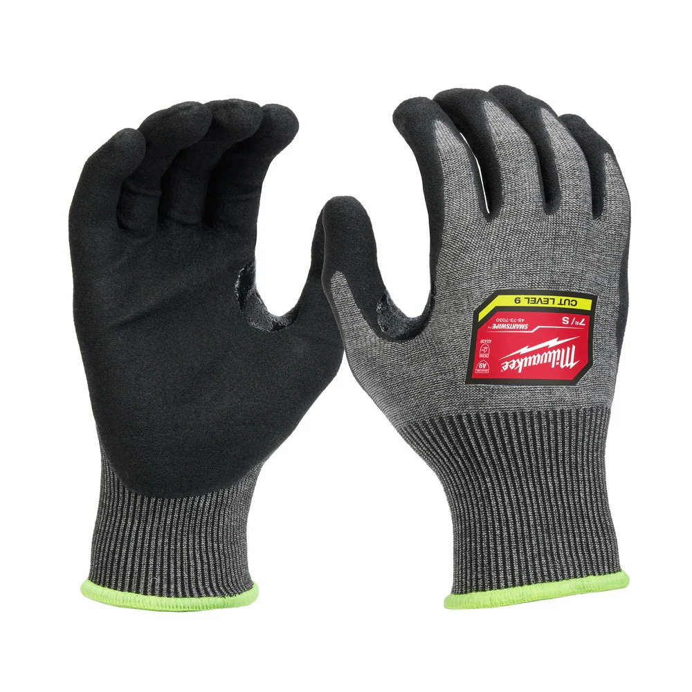 Milwaukee 48-73-7030 Cut Level 9 High-Dexterity Nitrile Dipped Gloves - S - Moutools