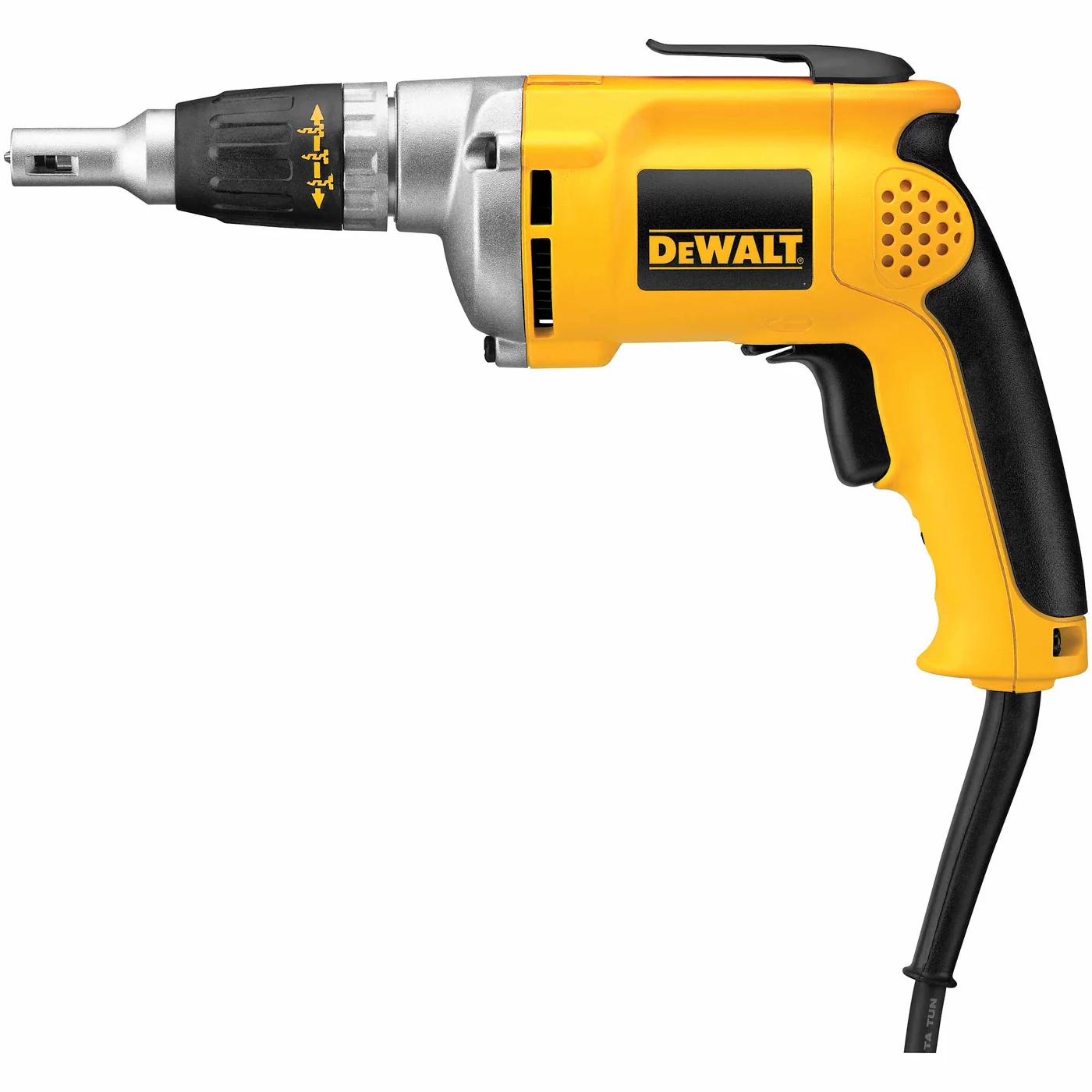 DeWalt DW272W 0-4000 Rpm Vsr Drywall Screwdriver W/50 Ft. Two Prong Cord 6.3 Amp - Moutools