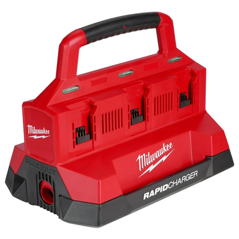 Milwaukee 48-59-1809 M18 PACKOUT Six Bay Rapid Charger - Moutools