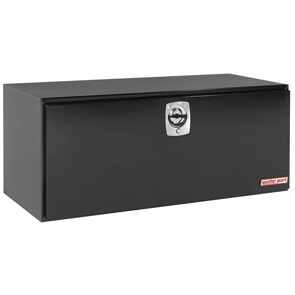 WeatherGuard 562-5-02 Gloss Black Steel Underbed Box, Jumbo, 20.0 Cu. Ft. - Moutools