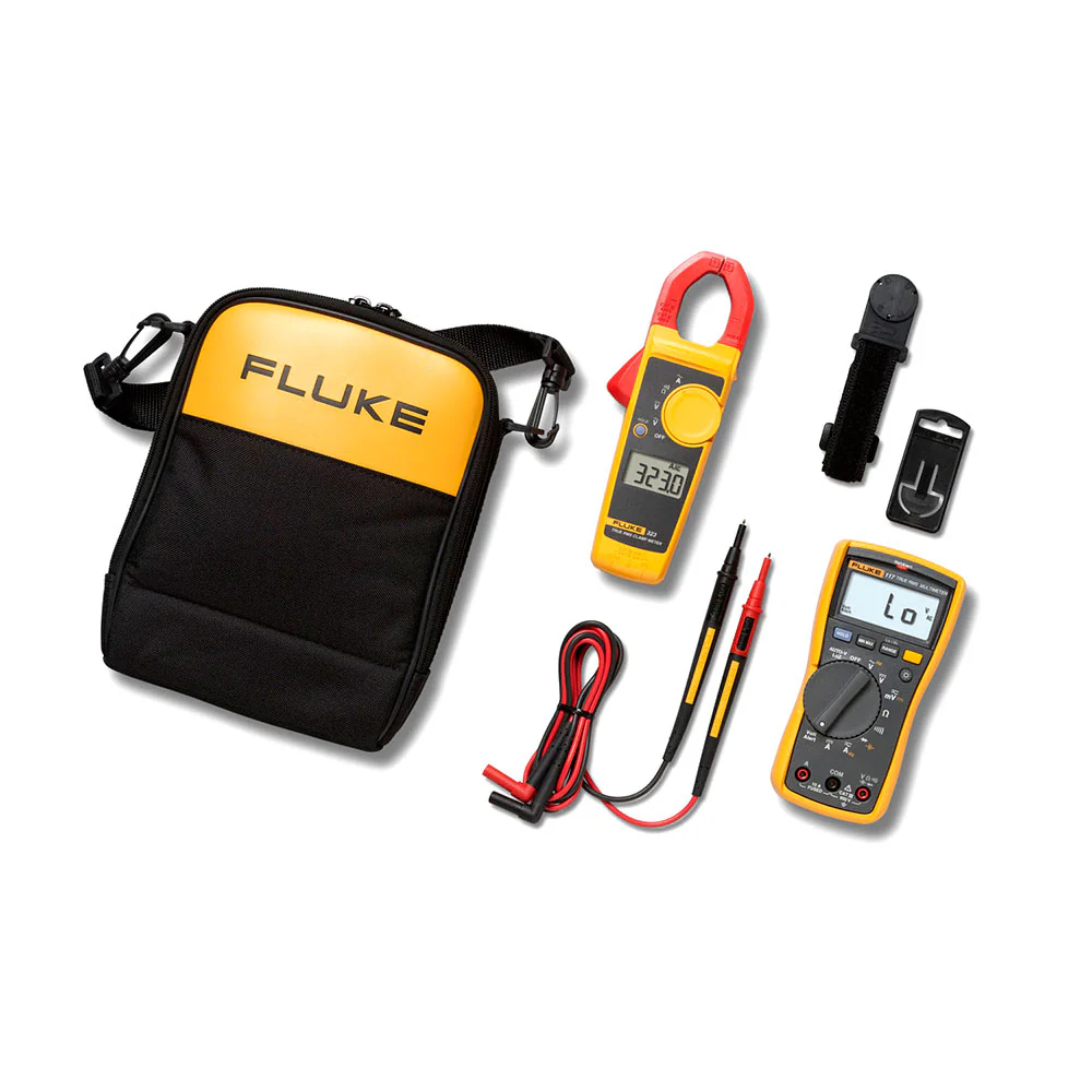 Fluke 4296041 117/323 Electricians Multimeter Combo Kit - Moutools
