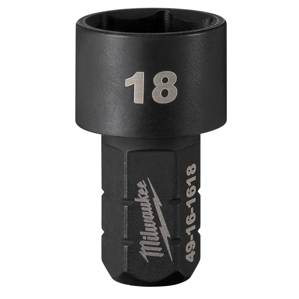 Milwaukee 49-16-1618 INSIDER Box Ratchet Socket 6 Point 18mm - Moutools
