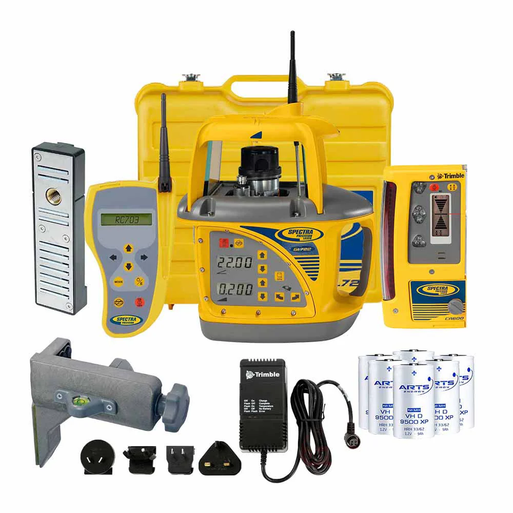 Spectra GL722IR Dual Grade Laser Radio with RC703,CR600 - Moutools