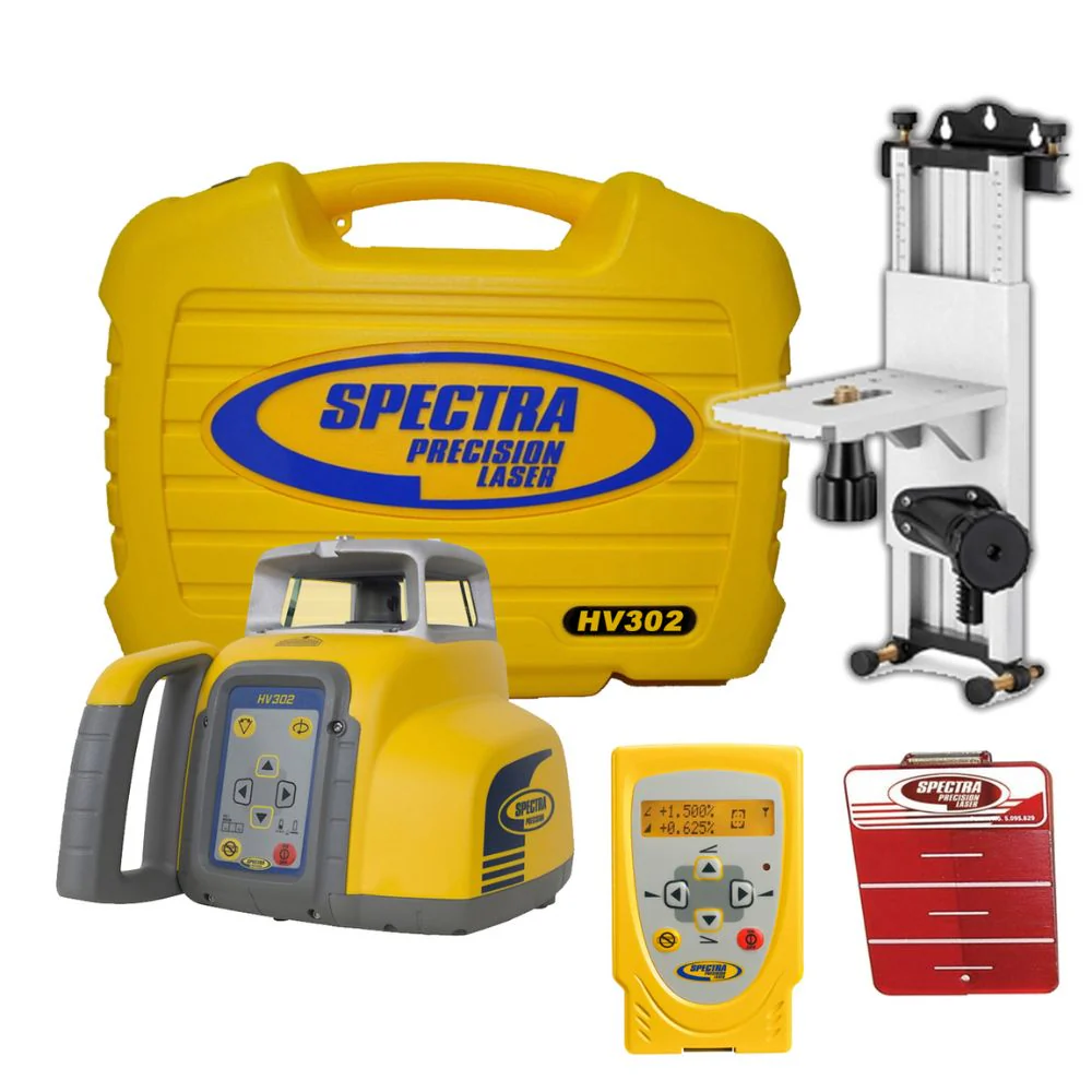 Spectra HV302-1 Horizontal / Vertical RED Laser Package with RC402N Remote - Moutools