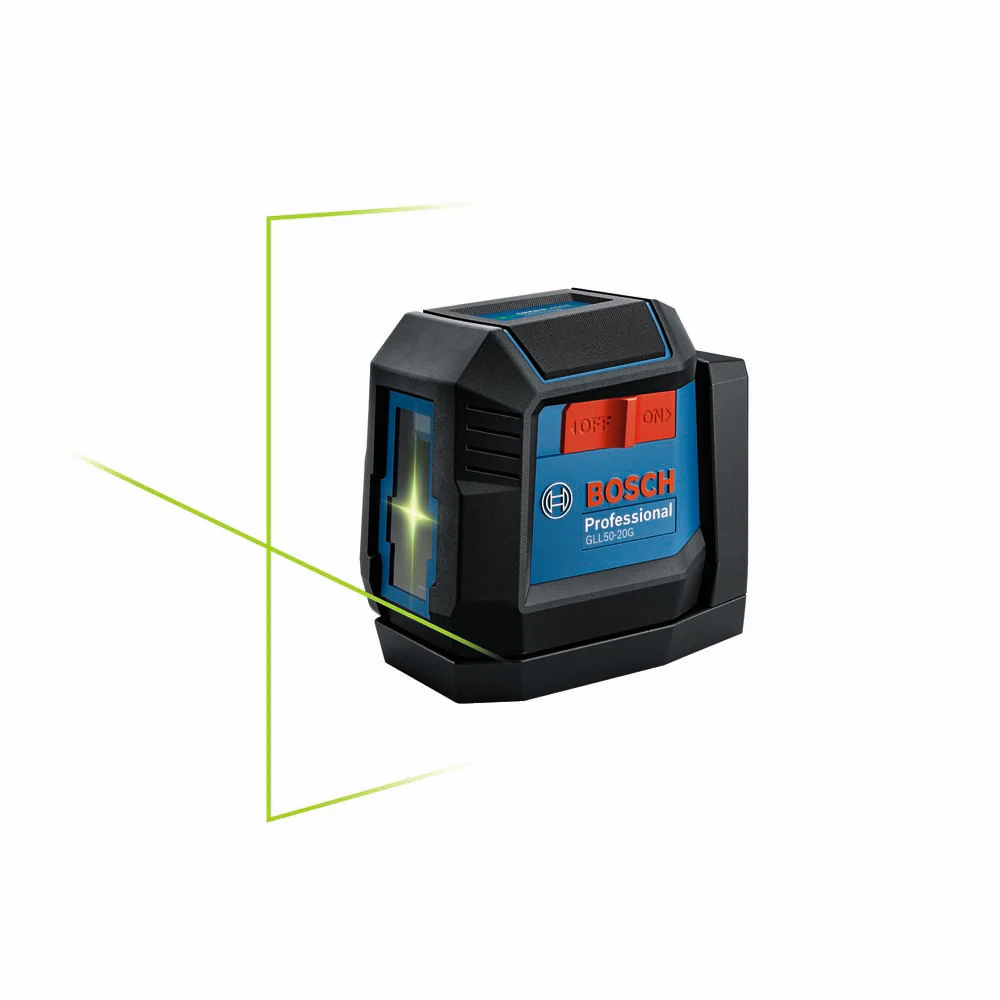 Bosch GLL50-20G Self-Leveling Cross-Line Laser - Green - Moutools
