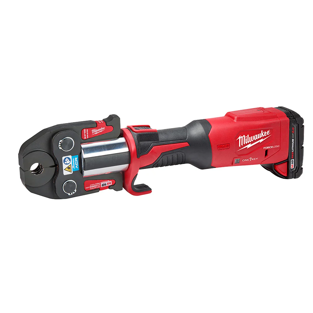 Milwaukee 2922-22M M18™ FORCE LOGIC™ Press Tool w/ ONE-KEY™ w/ ¼” – 7/8” Streamline™ ACR Press Jaws - Moutools