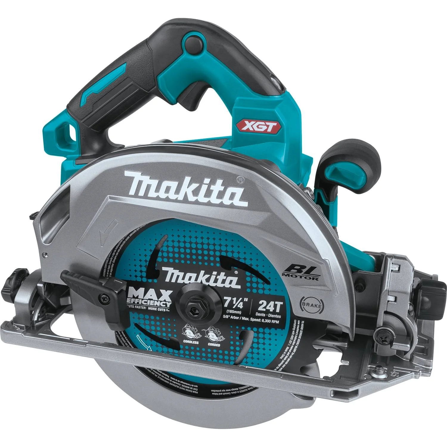 Makita GSH02Z 40V max XGT® Circular Saw with Guide Rail Compatible Base - Moutools