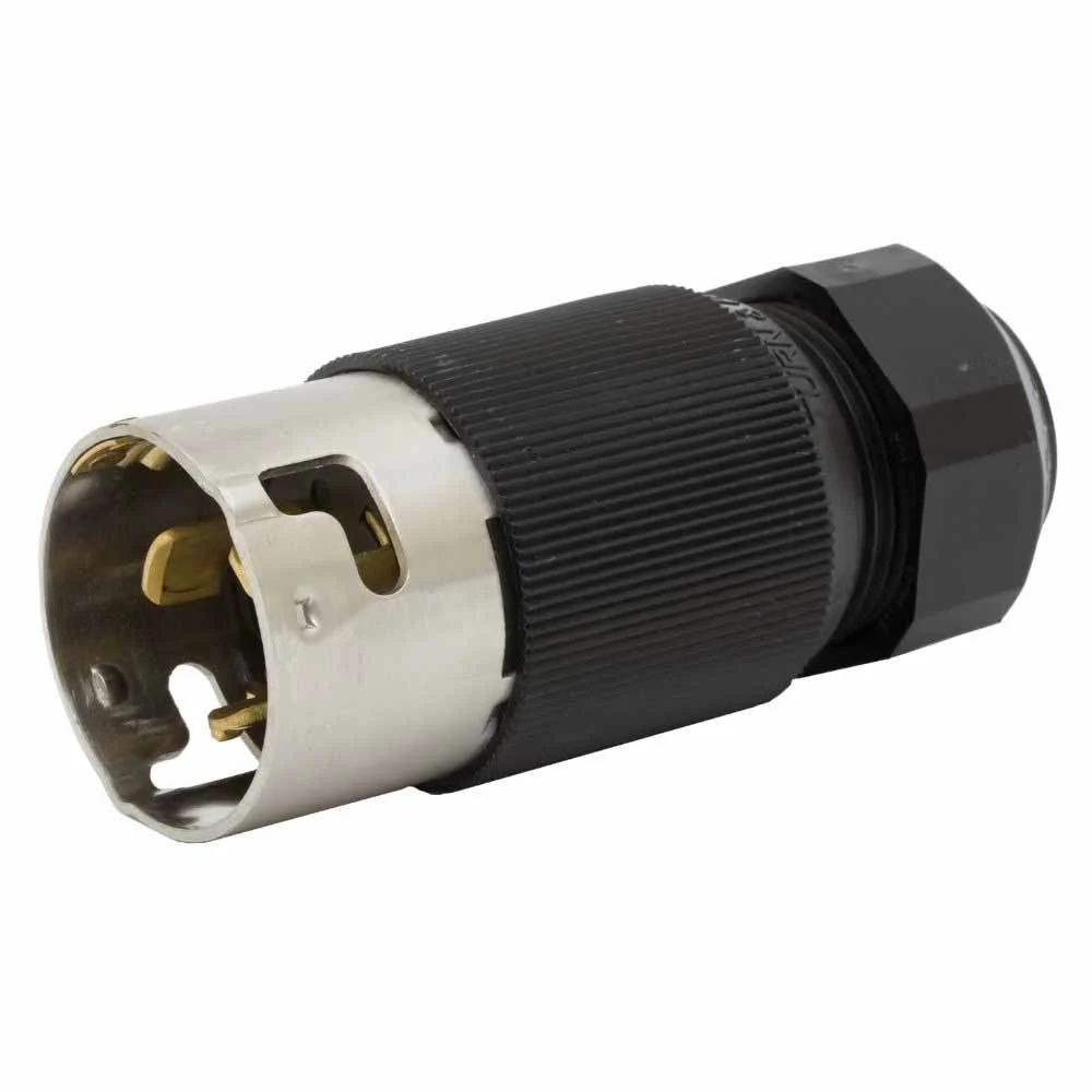 Southwire 59740000 50 AMP 125/250V 3 Prong Twist Lock Male Replacement Plug End - Moutools