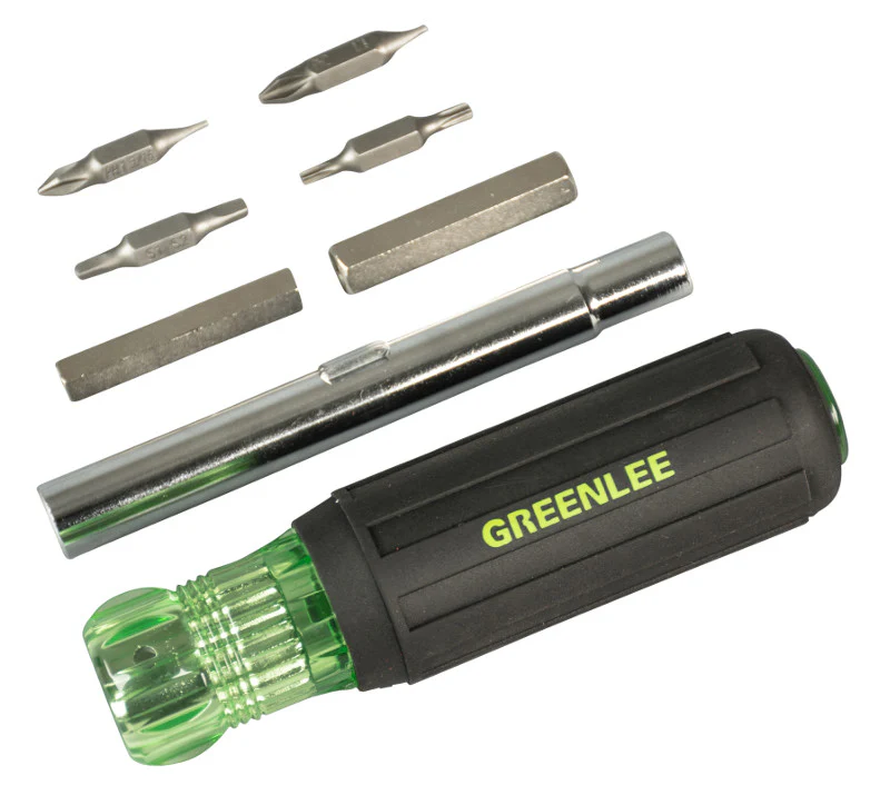 Greenlee 0153-47C 11-in-1 Multi-Functional Screwdriver And Nut driver - Moutools