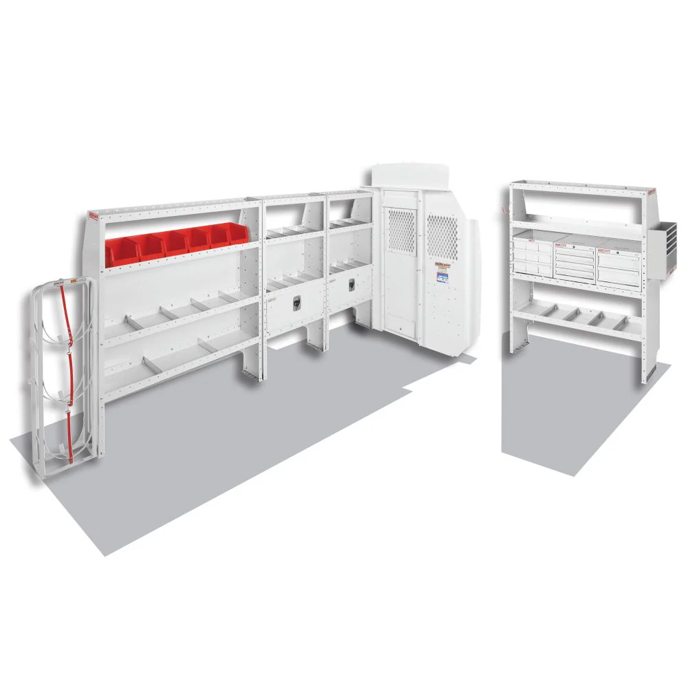 WeatherGuard 600-8413X HVAC/Mechanical Van Package, High-Roof, Ford Transit, 170XWB - Moutools