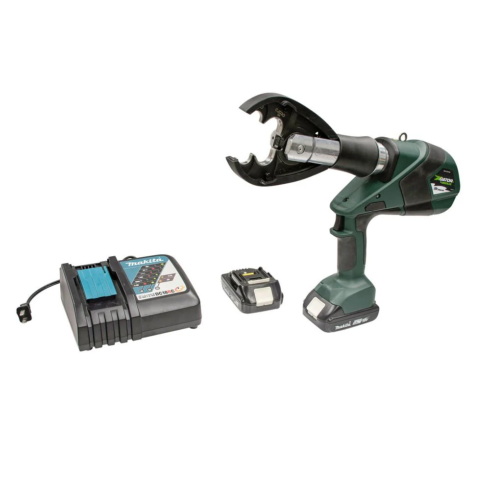 Greenlee EK425PLXDBG11 EK425 PLX 6 Ton, D3/BG Profile Crimper, 2.0Ah Battery, 120V Charger - Moutools