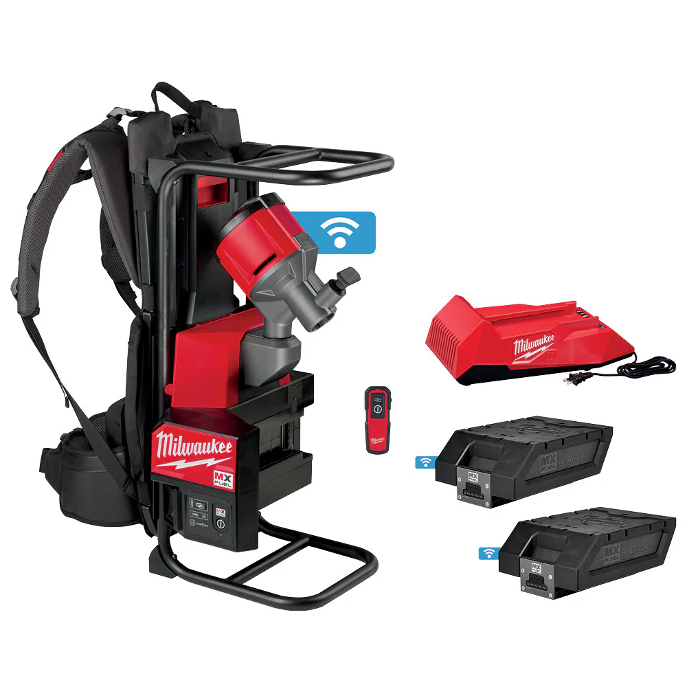 Milwaukee MXF371-2XC MX FUEL™ Backpack Concrete Vibrator Kit - Moutools