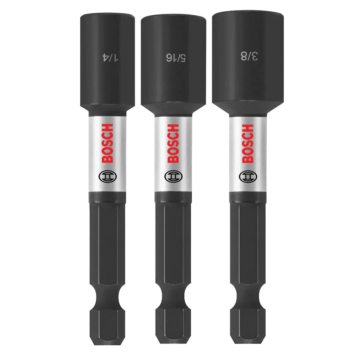 Bosch ITNS2492 3 pc. Impact Tough 2-9/16 In. Nutsetter Set - Moutools