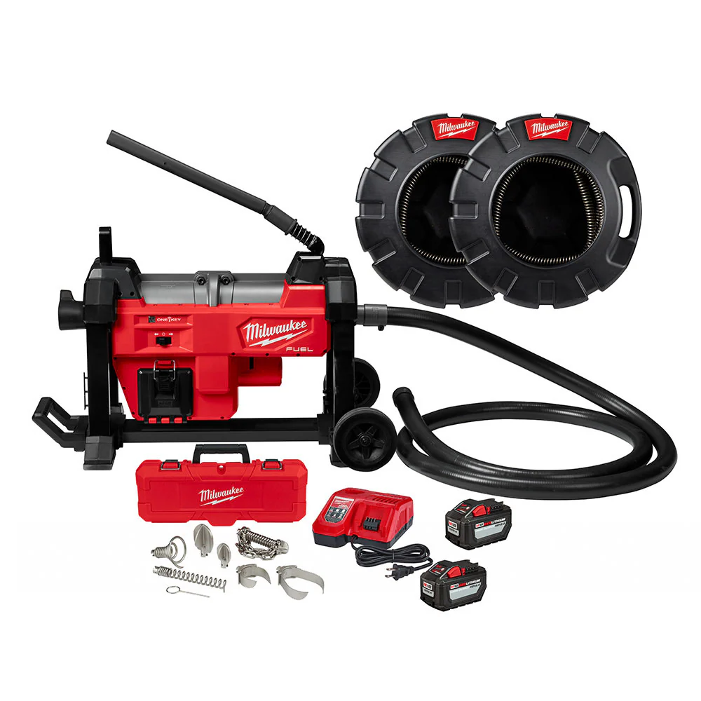 Milwaukee 2871A-22 M18 FUEL SEWER SECTIONAL MACHINE W/ CABLE DRIVE - Moutools