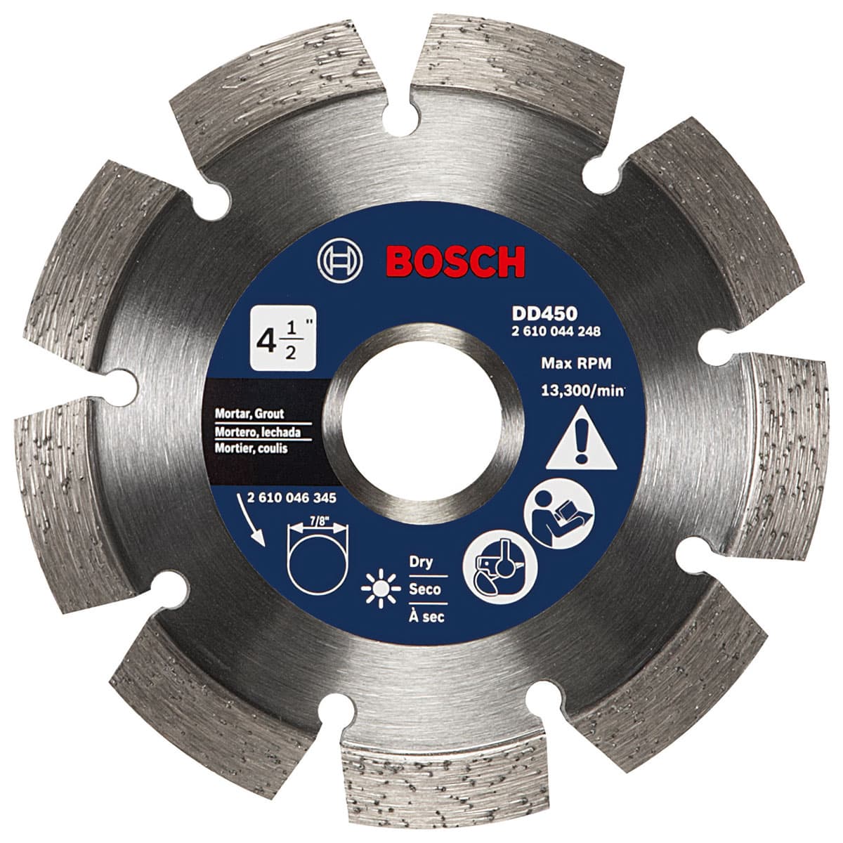 Bosch DD450 5 In. Premium Segmented Tuckpointing Blade - Moutools