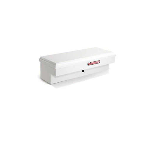 WeatherGuard 186-3-01 White Steel Super Lo-Side Box, Short, 4.5 Cu. Ft. - Moutools