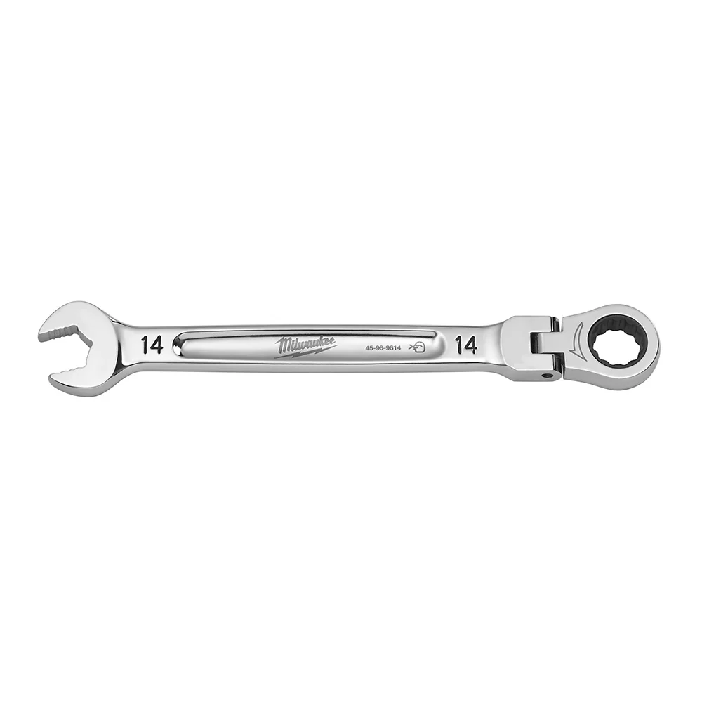 Milwaukee 45-96-9614 14mm Flex Head Combination Wrench - Moutools