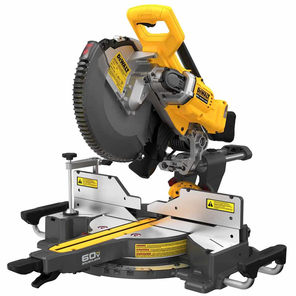 DeWalt DCS781B 60V MAX Brushless Cordless 12 in. Double Bevel Sliding Miter Saw (Tool Only) - Moutools