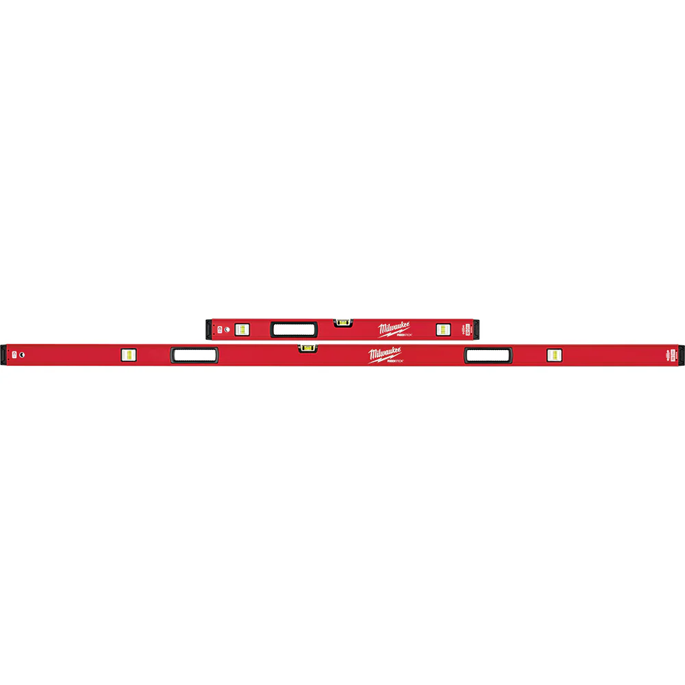 Milwaukee MLBXJBM 78”/32” REDSTICK Magnetic Box Level Jamb Set - Moutools