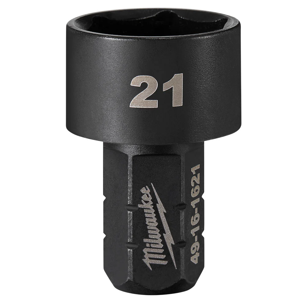 Milwaukee 49-16-1621 INSIDER Box Ratchet Socket 6 Point 21mm - Moutools