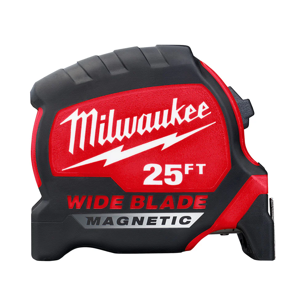 Milwaukee 48-22-0225M 25' Wide Blade Magnetic Tape Measure - Moutools