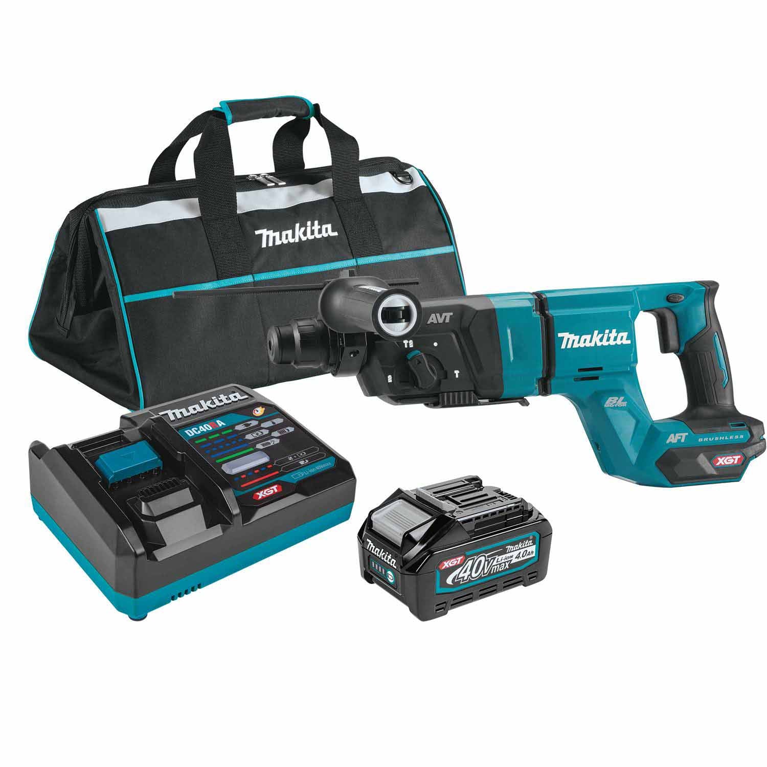 Makita GRH07M1 40V max XGT Rotary Hammer (D-Handle) Kit - Moutools