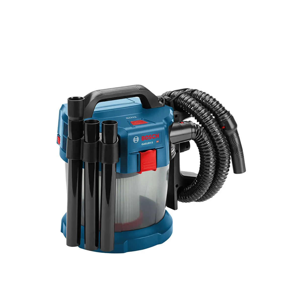 Bosch GAS18V-3N 18V 2.6-Gallon Wet/Dry Vacuum Cleaner with HEPA Filter - Moutools