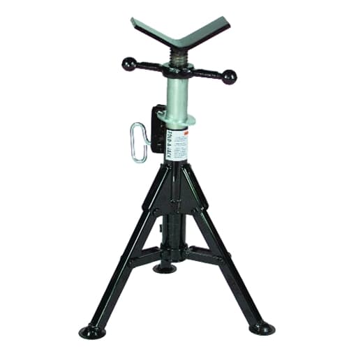 Sumner 781310 Lo Fold-A-Jack w/Vee Head Pipe Jack Stand - Moutools