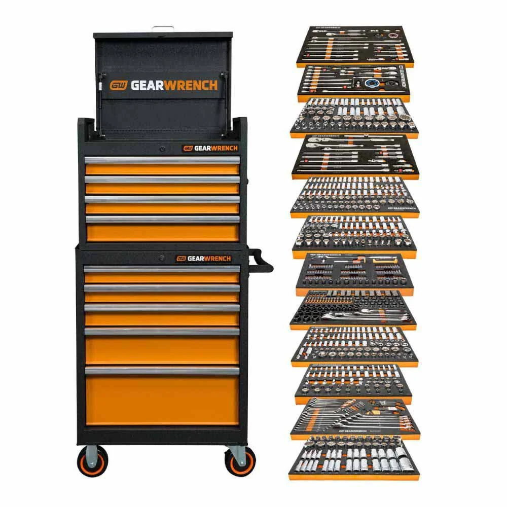 GearWrench MEGAMODPRO 791-Piece Master Technician Set in Modular Trays with Storage - Moutools