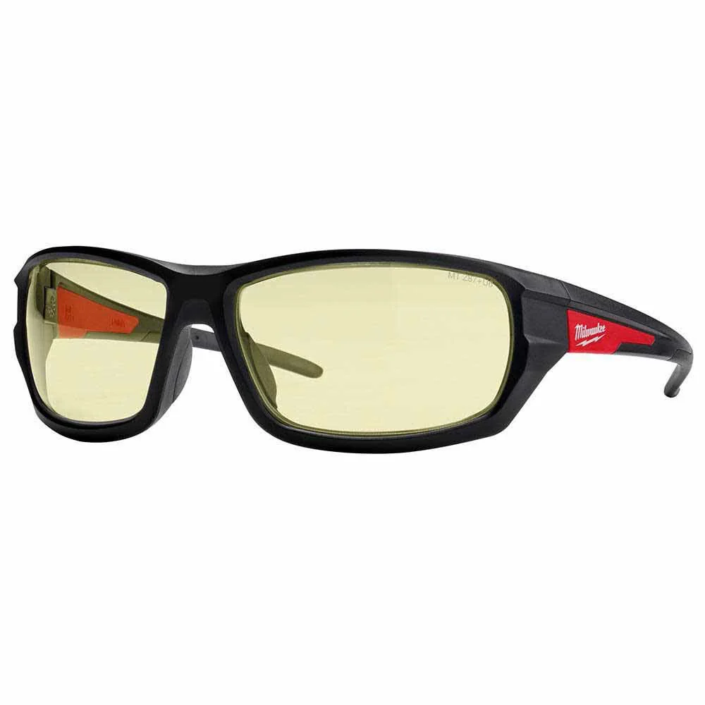 Milwaukee 48-73-2121 Performance Safety Glasses - Yellow Fog-Free Lenses (Polybag) - Moutools